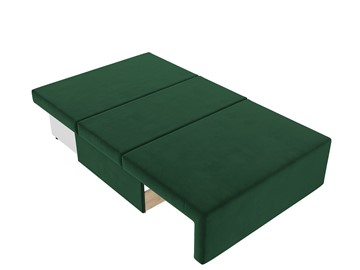 Прямой диван Лагуна, Зеленый/Бежевый (Велюр) в Элисте - предосмотр 2