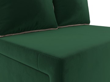 Прямой диван Лагуна, Зеленый/Бежевый (Велюр) в Элисте - предосмотр 6