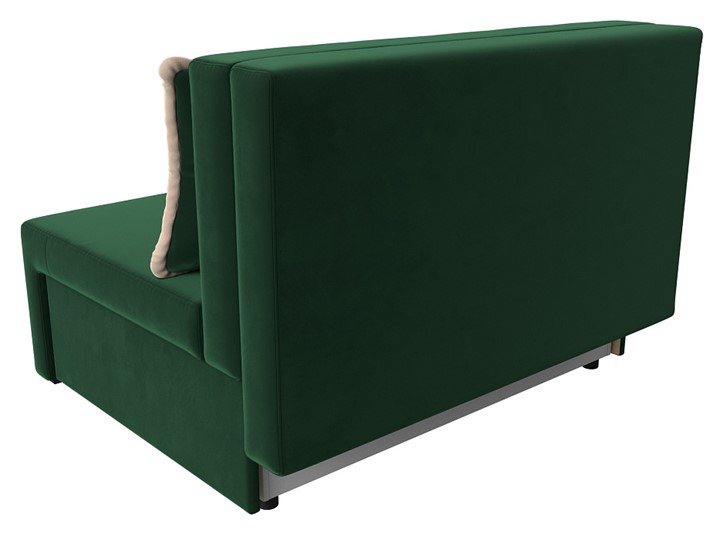 Прямой диван Лагуна, Зеленый/Бежевый (Велюр) в Элисте - изображение 8
