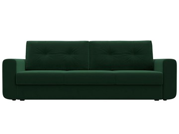 Прямой диван Лига 031, Зеленый (Велюр) Боннель в Элисте - предосмотр 7