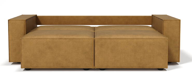 Прямой диван Лофт БЛ2-БП2 (Ремни/Еврокнижка) в Элисте - изображение 9