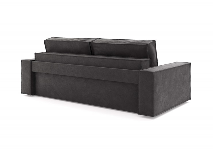 Прямой диван Loft, Микровелюр серый в Элисте - изображение 4
