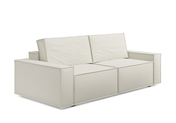 Прямой диван Loft, Тедди кремовый в Элисте - изображение