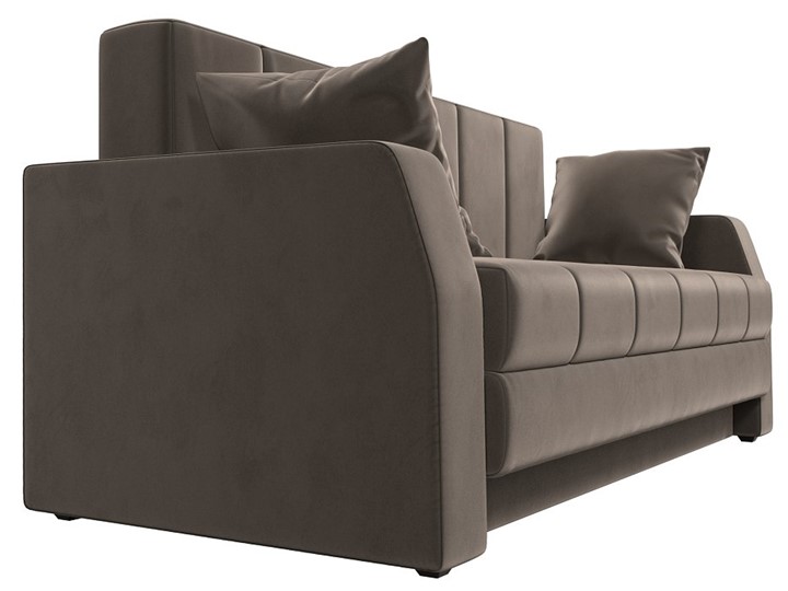 Прямой диван Малютка, Коричневый (велюр) в Элисте - изображение 5