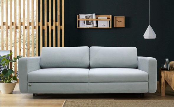Прямой диван Марко ППУ HR 215х123 м6,1+м10,1+м6,1 узкие подлокотники в Элисте - изображение