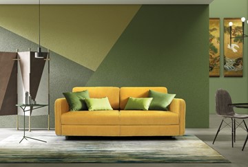 Прямой диван Марко ППУ дельфин  215х123 м6,1+м10,1+м6,1 узкие подлокотники в Элисте - предосмотр 5