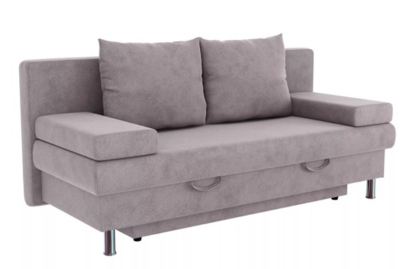 Прямой диван Милан - 3 Велюр Кашемир 890 в Элисте - изображение