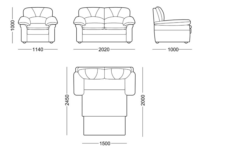 Большой диван Моника люкс в Элисте - изображение 7