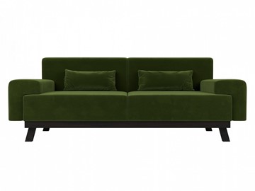 Прямой диван Мюнхен, Зеленый (микровельвет) в Элисте - предосмотр 1
