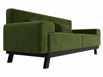 Прямой диван Мюнхен, Зеленый (микровельвет) в Элисте - предосмотр 2