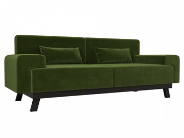 Прямой диван Мюнхен, Зеленый (микровельвет) в Элисте