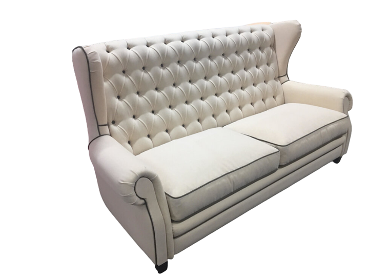 Прямой диван Оливер 2М с каретной стяжкой в Элисте - изображение 2