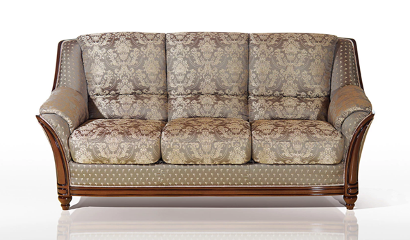 Прямой диван трехместный Женева (Ифагрид) в Элисте - изображение