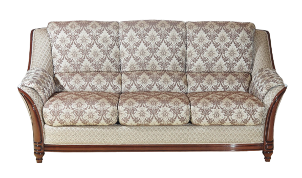 Прямой диван трехместный Женева (Миксотойл) в Элисте - изображение