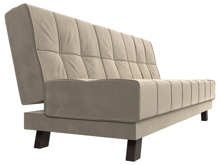 Прямой диван Винсент, Бежевый (микровельвет) в Элисте - изображение 4