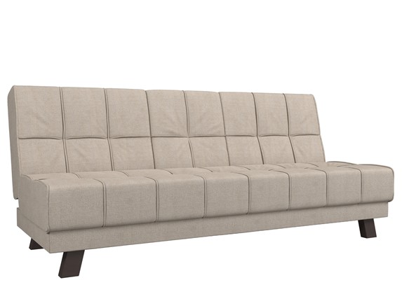 Прямой диван Винсент, Бежевый (рогожка) в Элисте - изображение