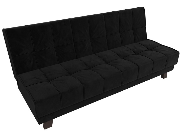Прямой диван Винсент, Черный (велюр) в Элисте - изображение 6