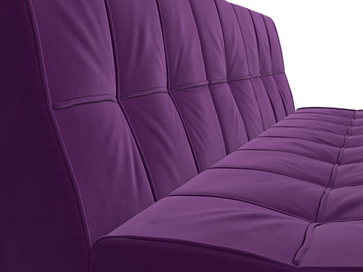 Диван прямой раскладной Винсент, Фиолетовый (микровельвет) в Элисте - изображение 5