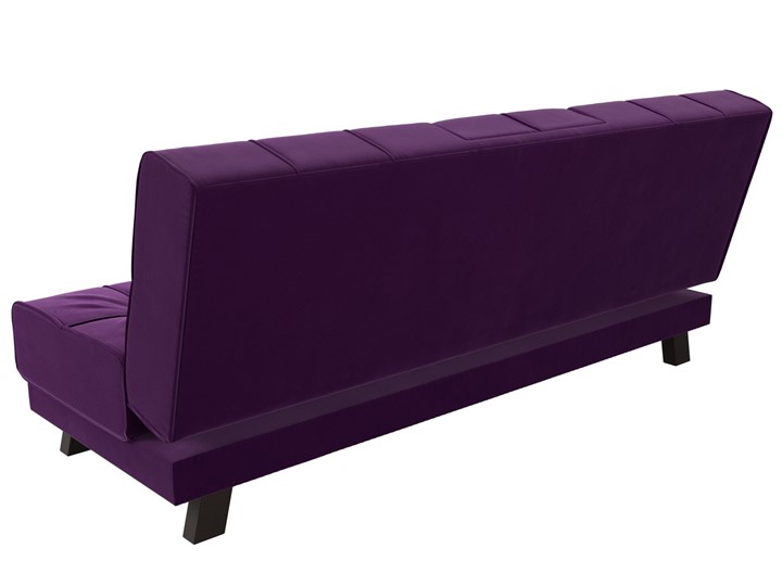Диван прямой раскладной Винсент, Фиолетовый (микровельвет) в Элисте - изображение 9