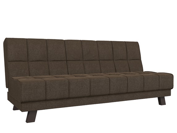 Прямой диван Винсент, Коричневый (рогожка) в Элисте - изображение