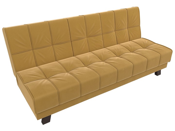 Прямой диван Винсент, Желтый (микровельвет) в Элисте - изображение 6
