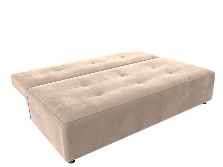 Прямой диван Зиммер, Бежевый (Велюр) в Элисте - изображение 1
