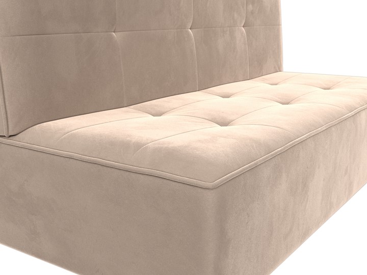 Прямой диван Зиммер, Бежевый (Велюр) в Элисте - изображение 5