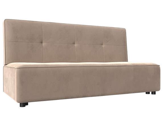 Прямой диван Зиммер, Бежевый (Велюр) в Элисте - изображение