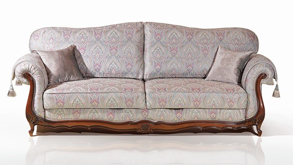 Прямой диван Лондон (4) четырехместный, механизм "Пума" в Элисте - изображение