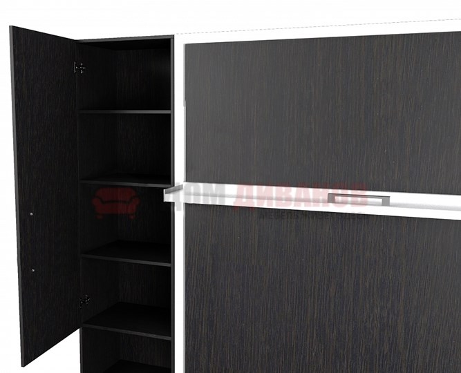 Диван Кровать-трансформер Smart (ШЛ+КД 1400+ШП+Пуф), 2 шкафа, без подлокотников в Элисте - изображение 2