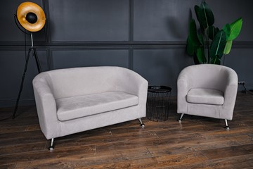 Комплект мебели Брамс  цвет бежевый диван 2Д + кресло в Элисте - предосмотр 1