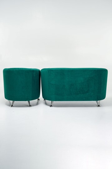 Комплект мебели Брамс  цвет изумрудный диван 2Д + кресло в Элисте - изображение 2