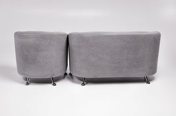 Комплект мебели Брамс  цвет серый диван 2Д + кресло в Элисте - предосмотр 2