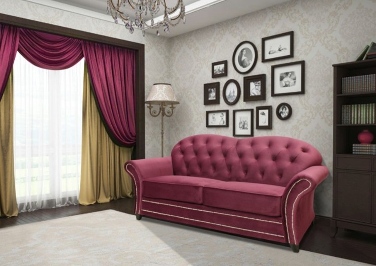 Прямой диван Бристоль 2100х950 мм Матрас поролон в Элисте - изображение 2