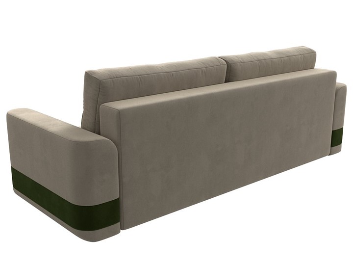 Прямой диван Честер, Бежевый/зеленый (вельвет) в Элисте - изображение 7
