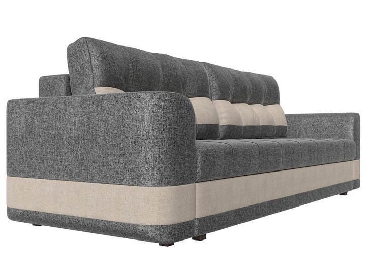 Прямой диван Честер, Серый/бежевый (рогожка) в Элисте - изображение 2