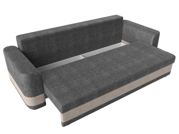 Прямой диван Честер, Серый/бежевый (рогожка) в Элисте - изображение 5