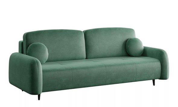 Прямой диван Монблан 3т, Рогожка Муза 12 в Элисте - изображение