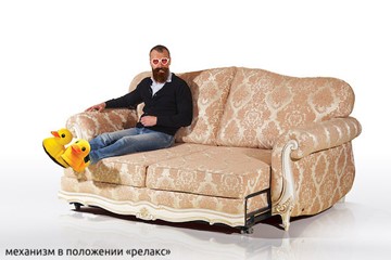 Прямой диван Лондон двухместный, механизм "Выкатной 140" в Элисте - предосмотр 8