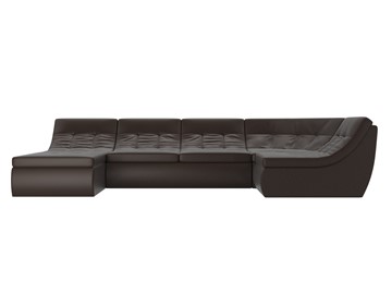 Модульный П-образный диван Холидей, Коричневый (экокожа) в Элисте - предосмотр 3