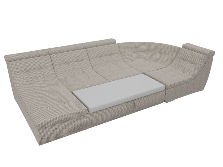 Большой модульный диван Холидей люкс, Корфу 02 (рогожка) в Элисте - изображение 7