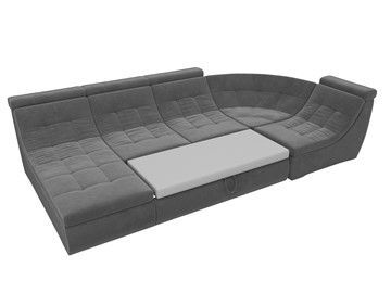 Большой модульный диван Холидей люкс, Серый (велюр) в Элисте - предосмотр 7