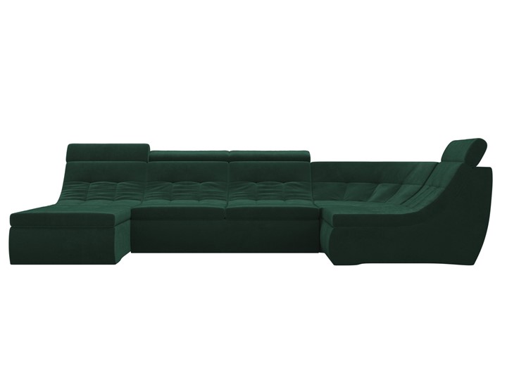 Диван модульный Холидей люкс, Зеленый (велюр) в Элисте - изображение 3