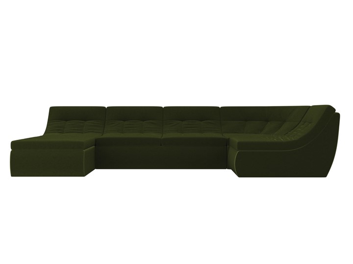 Модульный раскладной диван Холидей, Зеленый (микровельвет) в Элисте - изображение 3