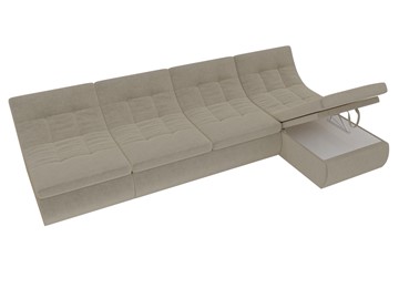 Большой модульный диван Холидей, Бежевый (микровельвет) в Элисте - предосмотр 7