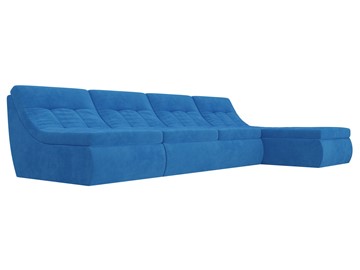 Большой модульный диван Холидей, Голубой (велюр) в Элисте - предосмотр 4
