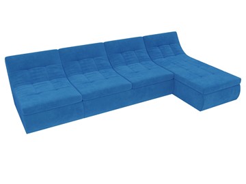 Большой модульный диван Холидей, Голубой (велюр) в Элисте - предосмотр 5
