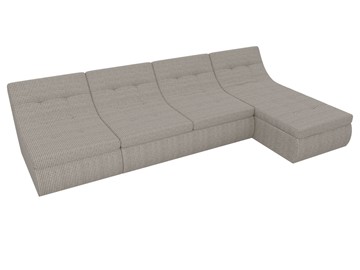 Большой модульный диван Холидей, Корфу 02 (рогожка) в Элисте - предосмотр 3