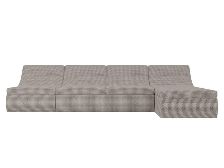 Большой модульный диван Холидей, Корфу 02 (рогожка) в Элисте - изображение 4