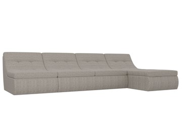 Большой модульный диван Холидей, Корфу 02 (рогожка) в Элисте - предосмотр